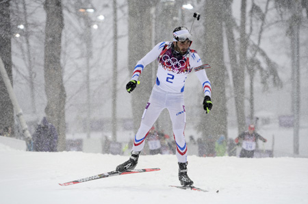 Fourcade was de biatlonkoning van Sochi, hij won twee keer goud en één keer zilver (Foto: PRO SHOTS/Bildbyran)