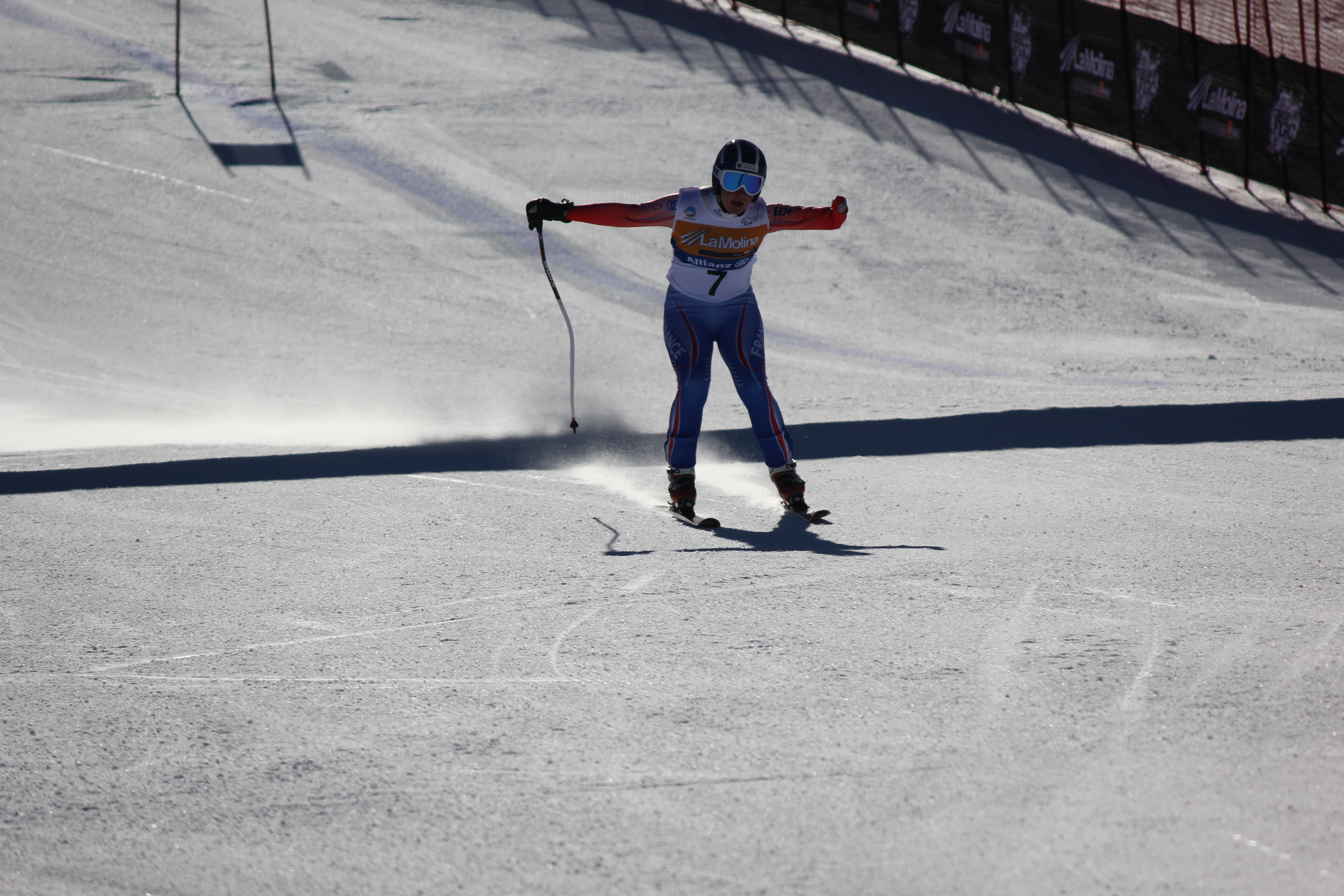 Bochet schreef geschiedenis met vijf wereldtitels alpineskiën, één op elk onderdeel (Foto: WikiCommons/LauraHale)