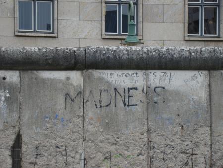 Berlijnse Muur (nabij huidig Ministerie van Financiën)