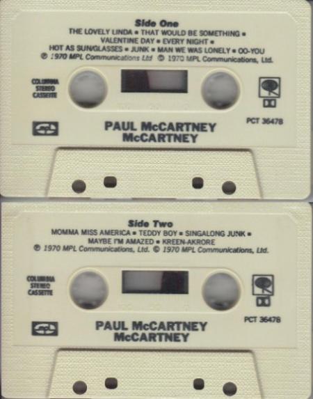 De cassette van McCartney