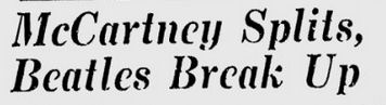 Uit de Schenectady Gazette van 11 april 1970