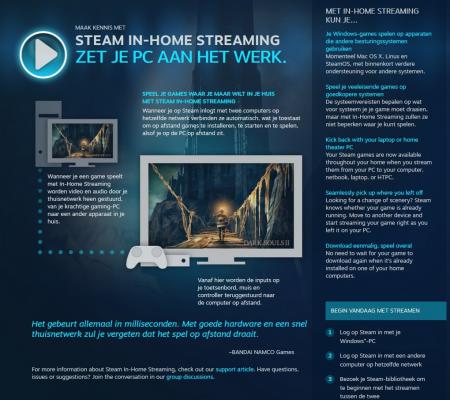 In-Home Streaming Steam
