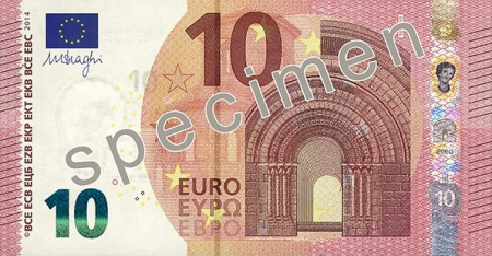 Biljet 10 euro (serie 2014)