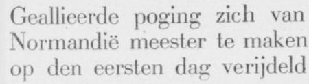 Uit de Haagsche Courant van 7 juni 1944