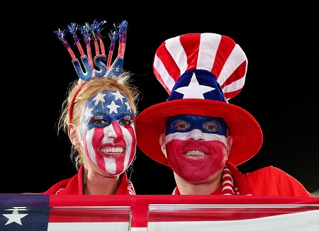 Ook de Amerikaanse voetbalsupporters hebben hun best gedaan voor hun nationale elf (PRO SHOTS/Action Images)