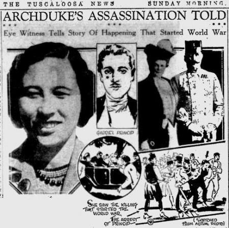 Uit de The Tuscaloosa News van 26 juni 1931
