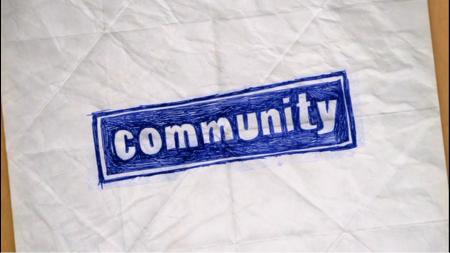 Community title card