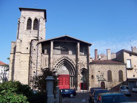 De gotische kerk in Saint-Étienne, gebouwd in de vijftiende eeuw (Foto: WikiCommons/Wikijoe)