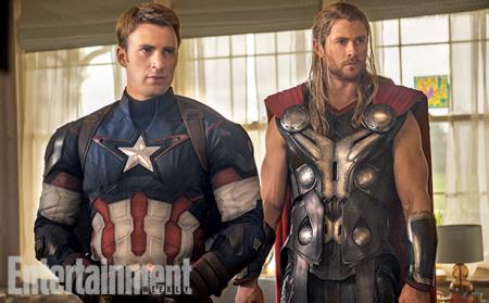 Avengers: Age of Ultron: Captain America en Thor