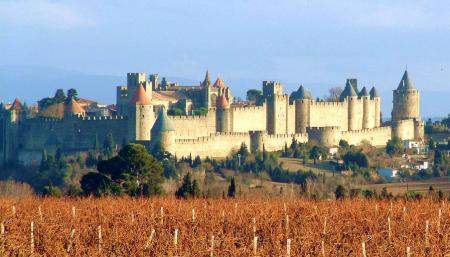 De schitterende citadel in Carcassonne (Foto: WikiCommons/Wikipeder)