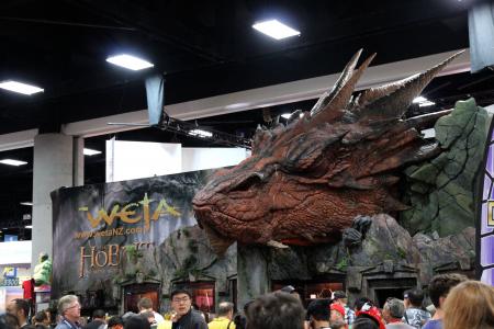 San Diego Comic-Con 2014: Smaug bij de Weta-stand