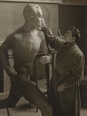 Het bronzen standbeeld dat voor Nurmi gemaakt werd na de Spelen van 1924 (Foto: WikiCommons/Prolog)