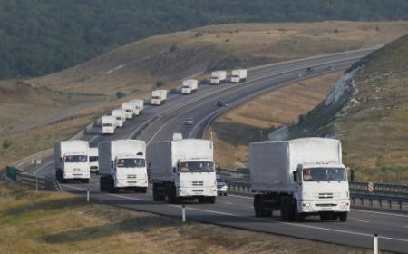 Moskou ontkent oversteken grens pantserwagens