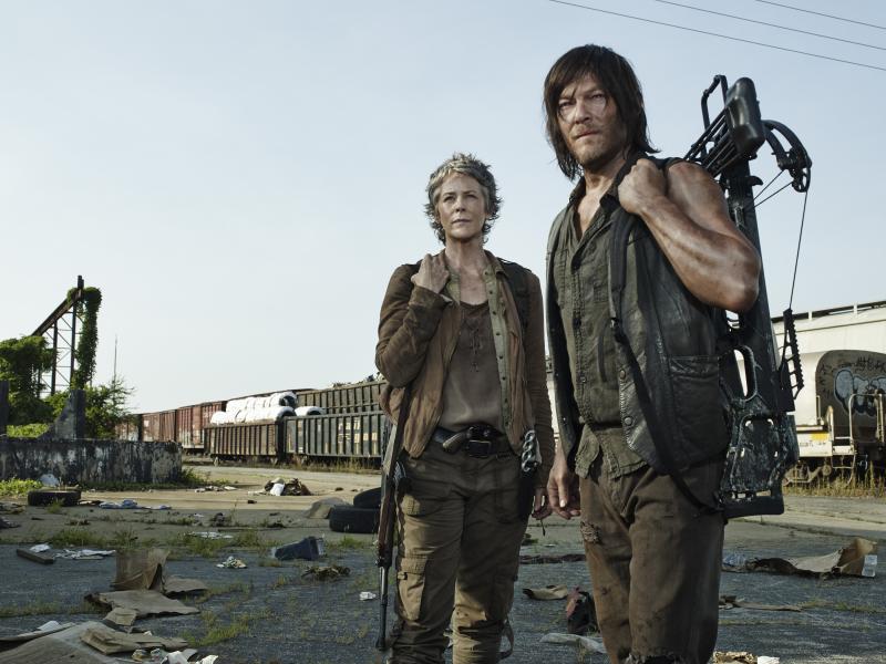 The Walking Dead 5: Melissa McBride en Norman Reedus