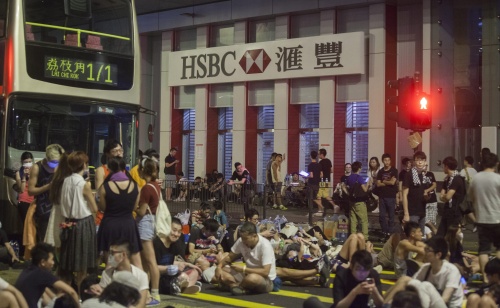 Opnieuw onrustig in Hongkong