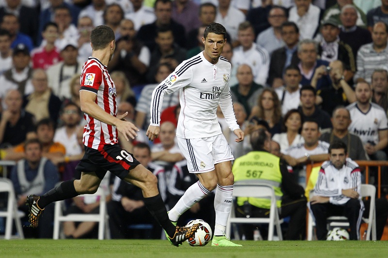 Ronaldo in actie tegen Athletic Bilbao (PRO SHOTS/Gelu Perez)