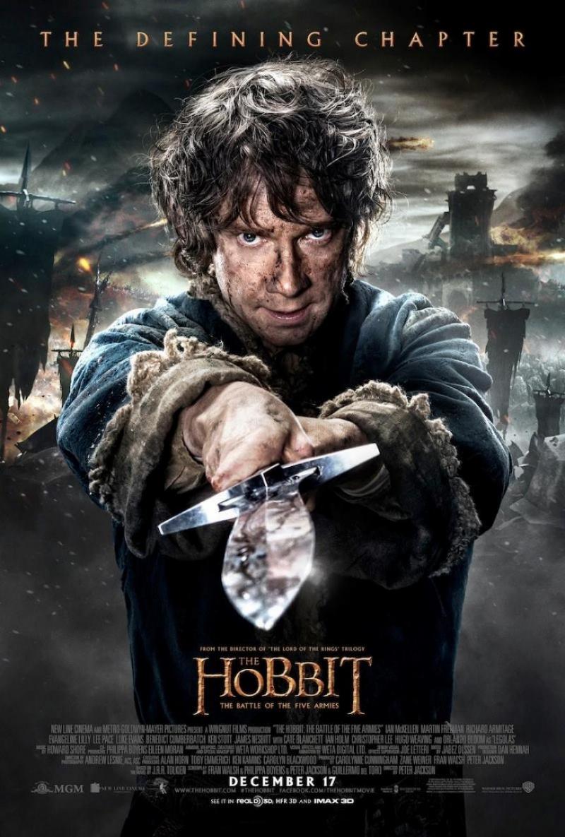 The Hobbit: The Battle Of The Five Armies - Bilbo poster
