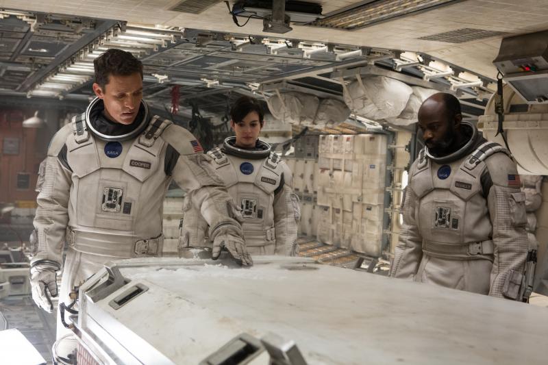 Interstellar: Matthew McConaughey, Anne Hathaway en David Gyasi