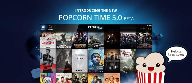 Popcorn time verboden in VK