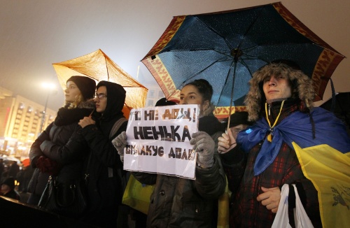 Oekraïne herdenkt begin van protesten