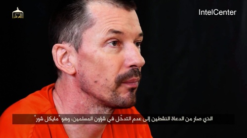 Britse IS-gijzelaar'voor dood achtergelaten'