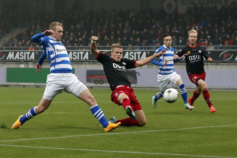 Stef Nijland opende de score voor PEC Zwolle (Pro Shots/Menno Ringnalda)