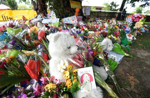 Monument op plaats gezinsmoord Australië