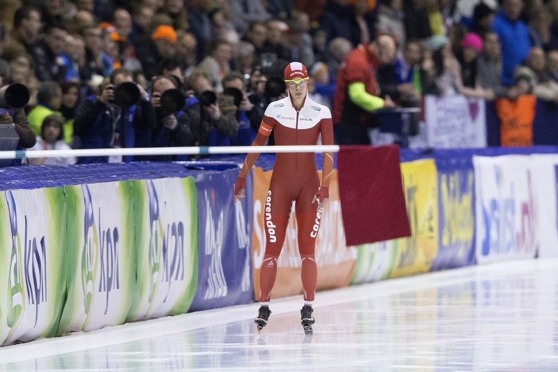 Marrit Leenstra werd na een valse start gediskwalificeerd. (PRO SHOTS/Erik Pasman)