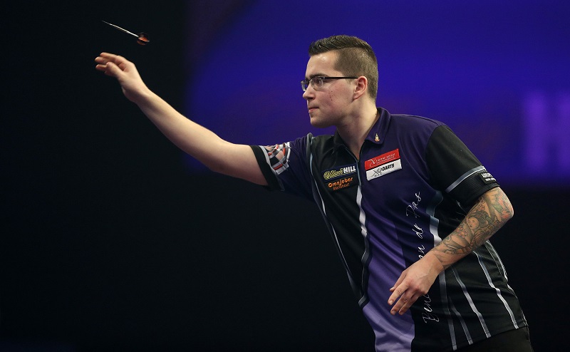 Benito van de Pas kan terugkijken op een goed eerste jaar bij de PDC. (PRO SHOTS/Actionimages)