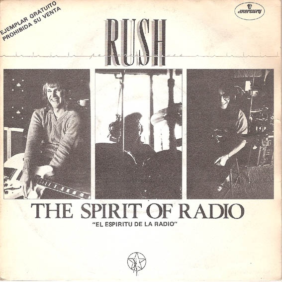 Rush - The Spirit of Radio (Spaanse promo single)