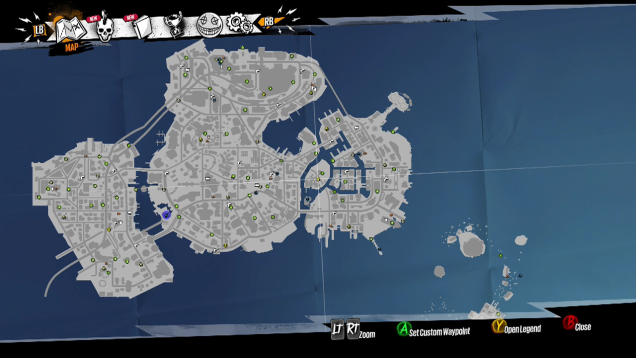 Rechtsonder het nieuwe gebied