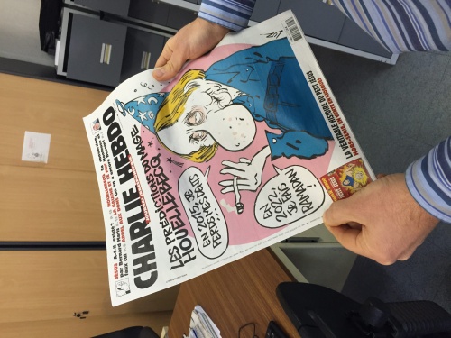Charlie Hebdo ereburger van Parijs