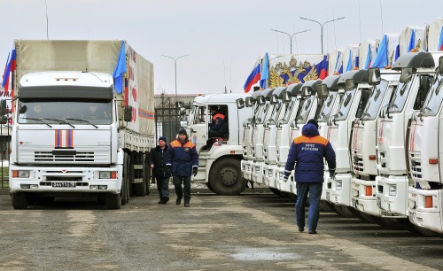 Rusland stuurt weer noodhulp naar Oekraïne