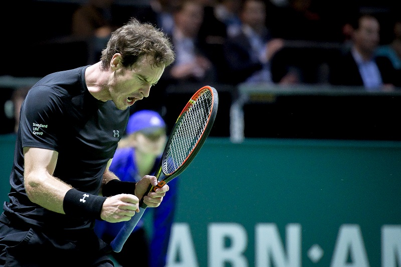 Murray begint goed in Rotterdam (PRO SHOTS/Jan Kok)