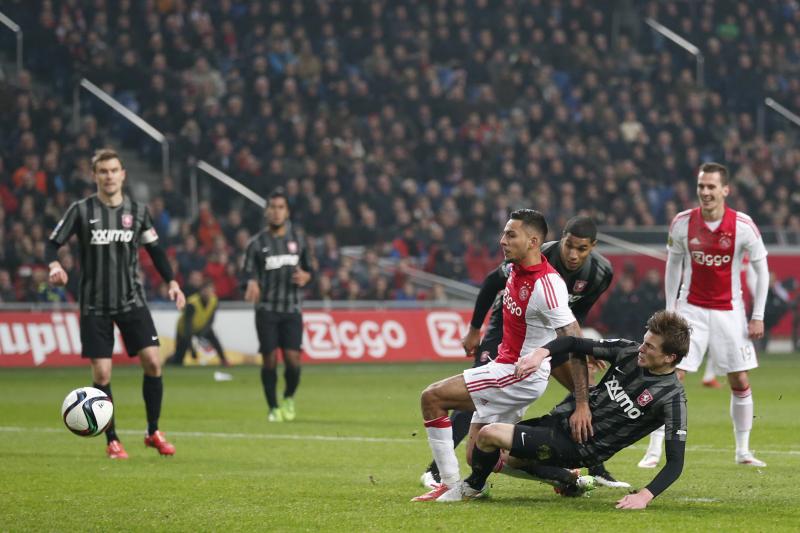 Kishna scoort de 5000e treffer van Ajax in de Eredivisie (Pro Shots/Stanley Gontha)