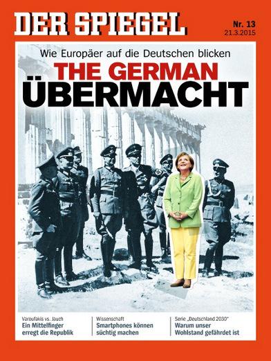 Godwin met nazi-Merkel (Foto: Der Spiegel)