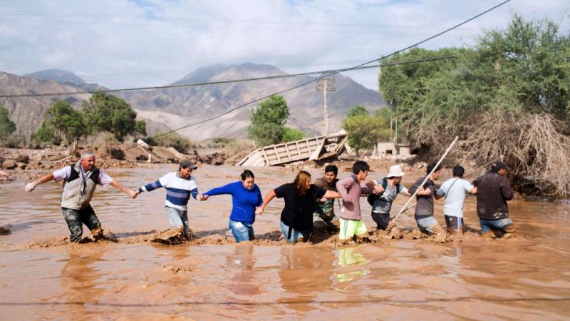 Overstroming Chili eist levens (Foto: ANP)