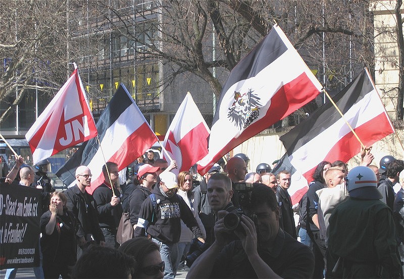 Neonazi demonstratie in München (foto © Rufus 46)