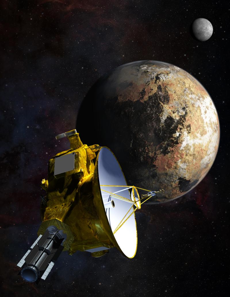 New Horizons nadert Pluto (Foto: NASA)