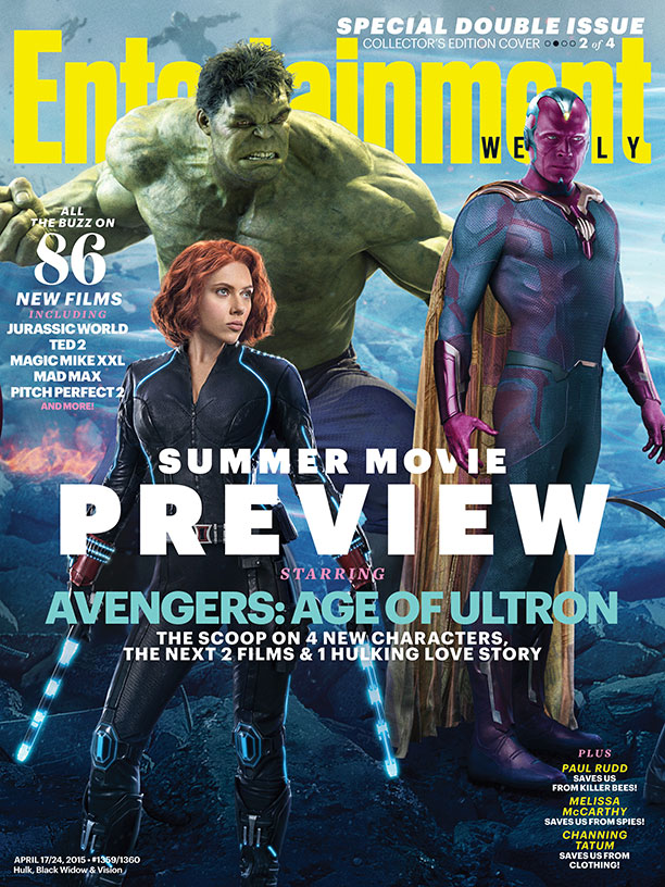 Entertainment Weekly cover: Age of Ultron 