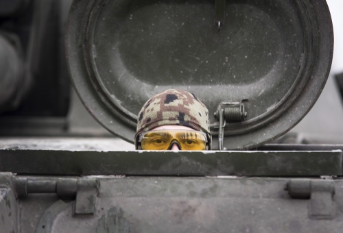 OVSE ziet zware wapens bij front Oekraïne