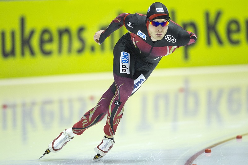 Beckert tijdens zijn bronzen race op het WK afstanden (PRO SHOTS/Erik Pasman)