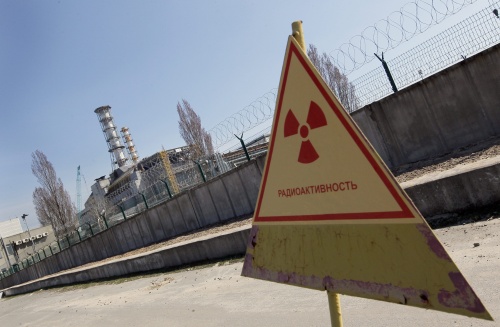 'Sarcofaag Tsjernobyl in 2017 af'