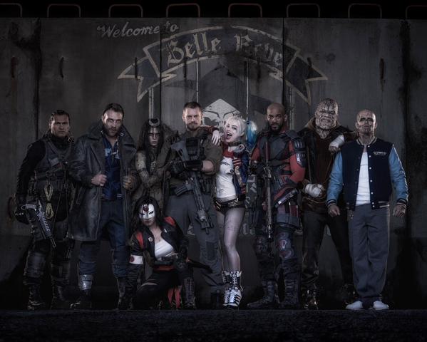 Suicide Squad groepsfoto