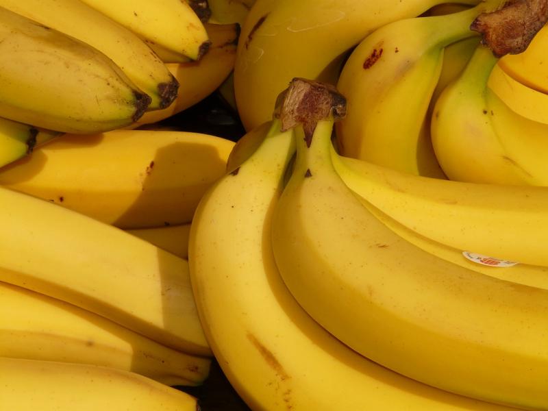 Cocaïne tussen bananen bij Aldi (Foto: Hans Braxmeier, Pixabay)