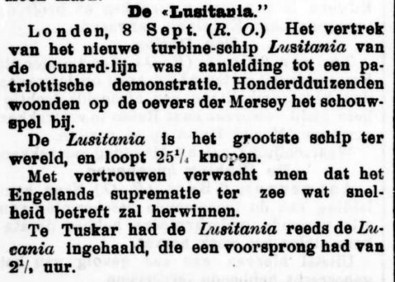 Uit Bataviaasch nieuwsblad van 9 september 1907