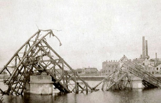 De brug bij maastricht op de ochtend van 10 mei 1940