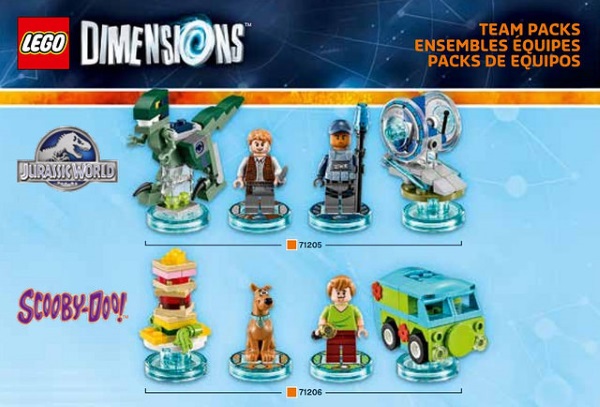 Lego Dimensions Jurassic World en Scooby-Doo!