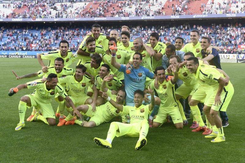 Barcelona viert feest in Madrid. (PRO SHOTS/Marca)
