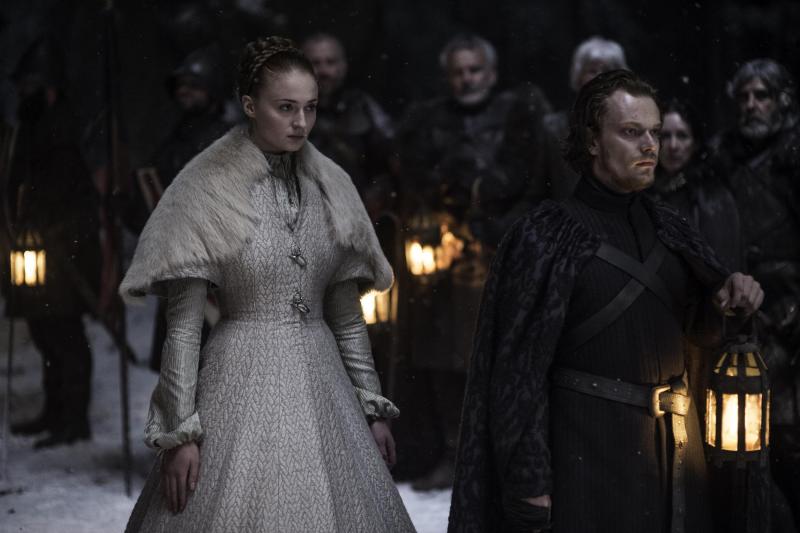 Game of Thrones Sansa Theon bruiloft